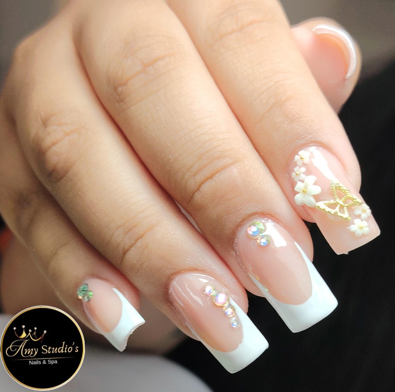 Uñas Acrílicas Diseño Personalizado AMYSTUDIO