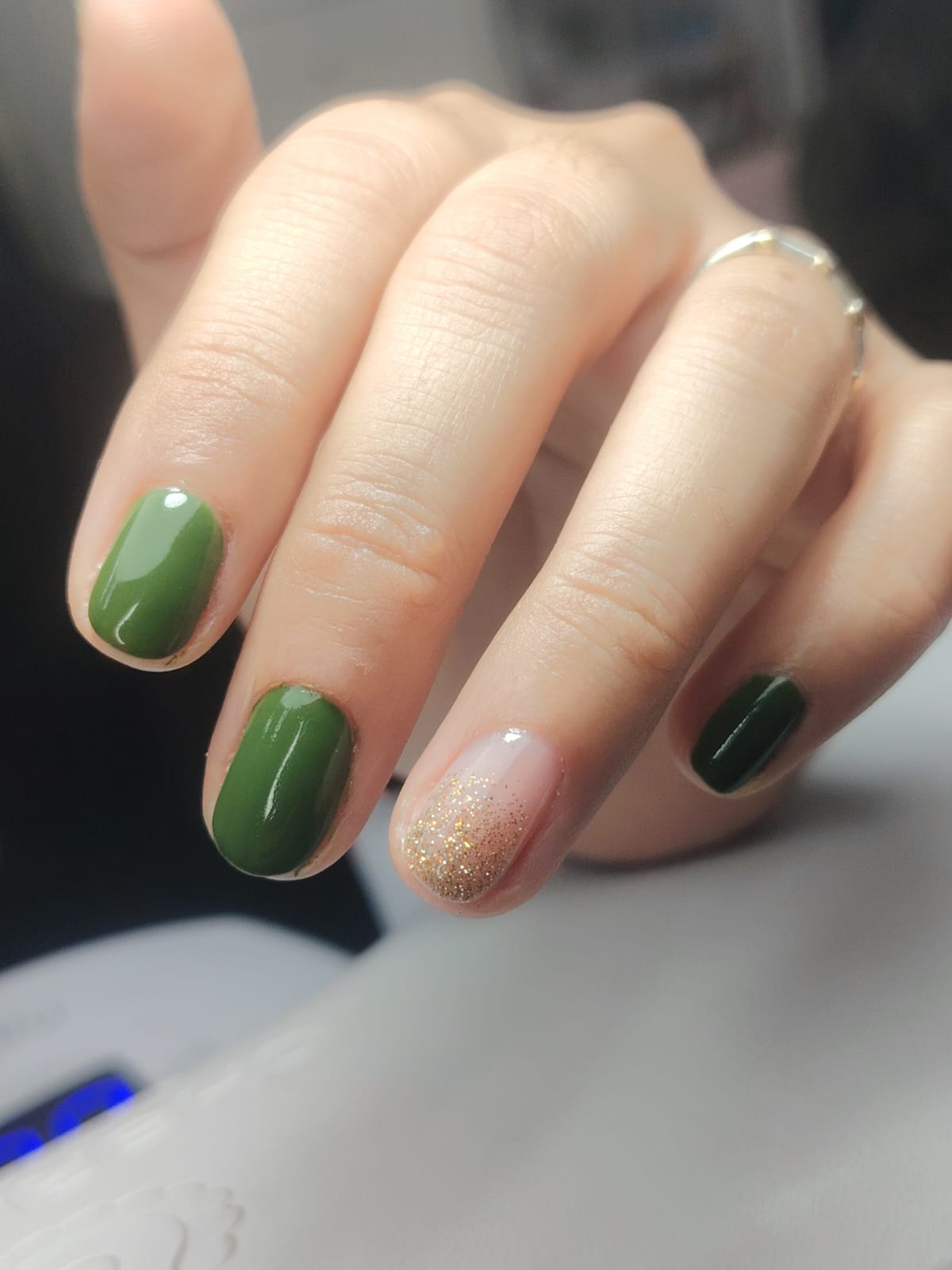 Uñas polygel esculpidas largas almendra